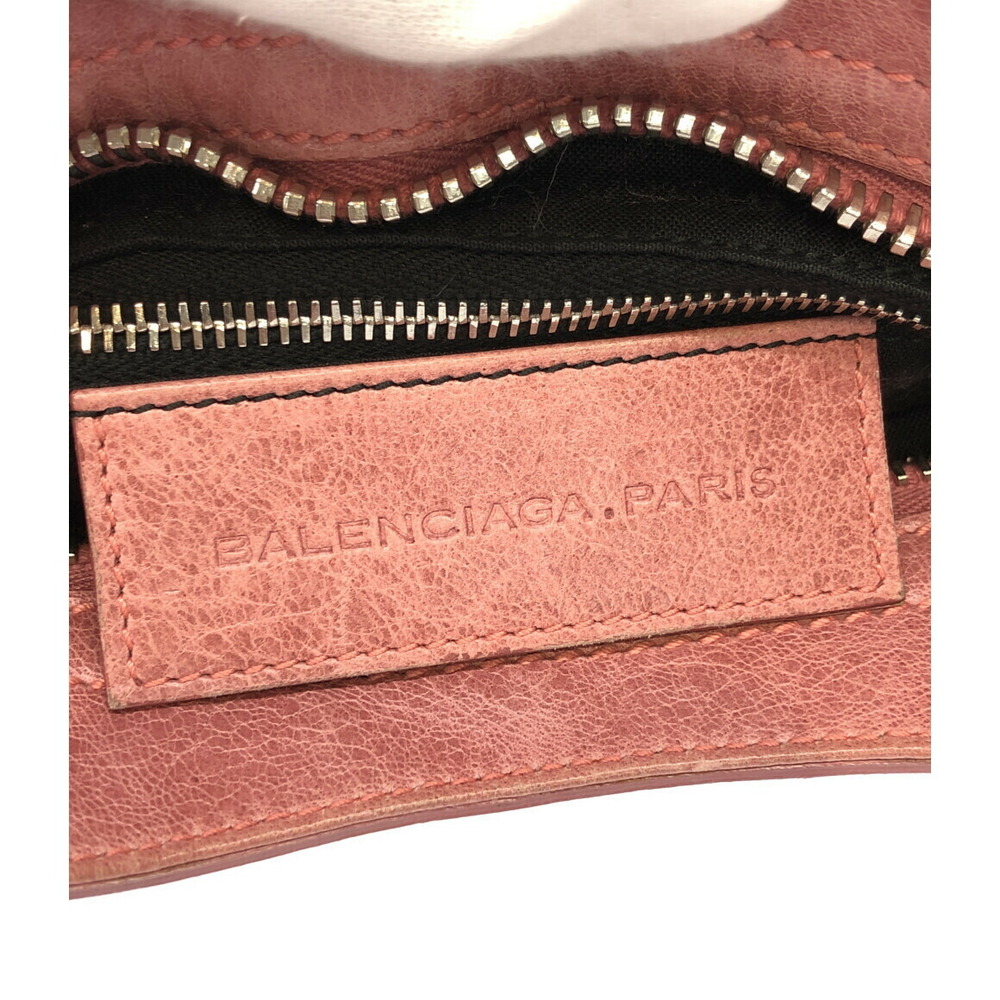Balenciaga leather Bag Giant City Brogues pink - Picture 4 of 6